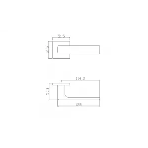 Ручка ADDEN BAU GRANE S-560 WHITE (цвет БЕЛЫЙ)