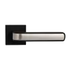 Дверные ручки ADDEN BAU Quadro PIEZA Q360 BLACK / MAT.NICKEL Чёрный/никель