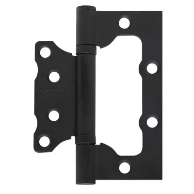 Петли универсальные без врезки ADDEN BAU  100X75X2.5 BUT BLACK Черный -матовый