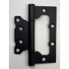 Петли универсальные без врезки ADDEN BAU  100X75X2.5 BUT BLACK Черный -матовый
