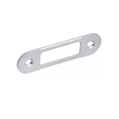 Планка ответная 22мм без язычка (матовый хром)