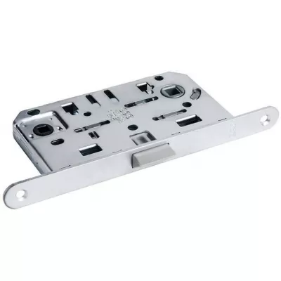 Защёлка сантехническая с пластиковым язычком MEDIANA EVOLUTION (матовый хром)