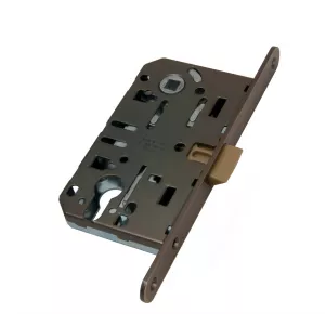 Защёлка под ключевой цилиндр с пластиковым язычком MEDIANA EVOLUTION (бронза)