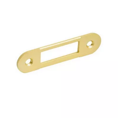 Планка ответная 22мм без язычка (золото матовое)