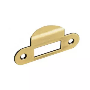 Планка ответная 22мм с загнутым язычком (бронза)