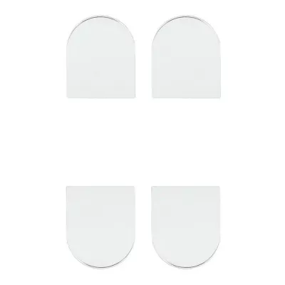 Накладки на скрытую петлю Eclipse 2.0 (хром блестящий)