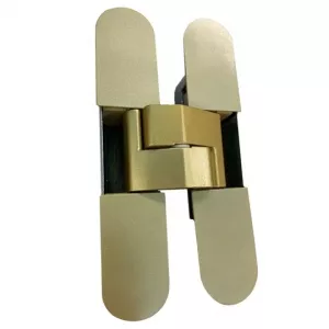 Скрытая петля узкая Eclipse 3.0 с комплектом накладок (матовая латунь)