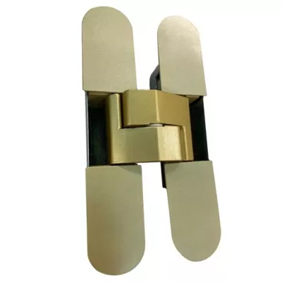 Скрытая петля узкая Eclipse 3.0 с комплектом накладок (матовая латунь)