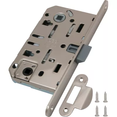 B01102.50.06.567 AGB (АГБ) Защелка врезная WC (никель) MEDIANA EV. (инд.упак+B01000.13)