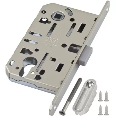 Корпус AGB (АГБ) замка магнит. под цил. MEDIANA POLARIS B06103.50.06.567 с отв. планкой B02402.05 (ник)