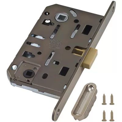 B06102.50.12.567 AGB (АГБ) Защелка врезная WC (ант. бр.) с отв. пл. B02402.05.12 MEDIANA POLARIS