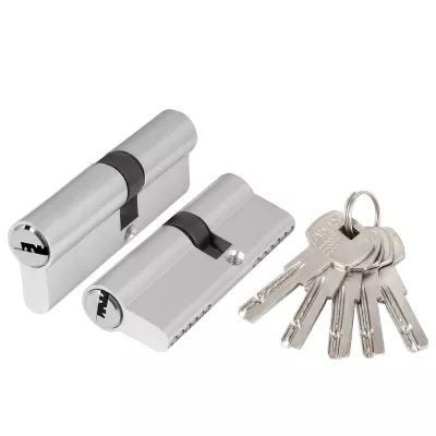 Цилиндровый Ajax (Аякс) механизм AZ200/80 mm (35+10+35) CP хром 5 кл.