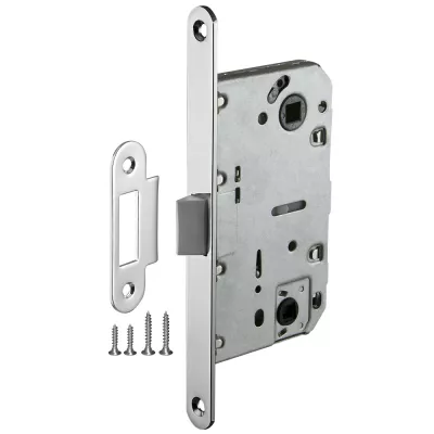 Защелка Ajax (Аякс) врезная PLASTLP96WC-50 CP хром