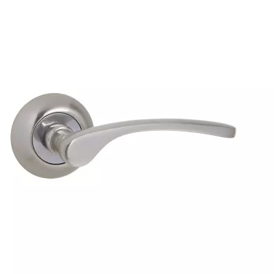 Ручка Ajax (Аякс) раздельная CORSA AJ SN/CP-3 матовый никель/хром, квадрат 105мм