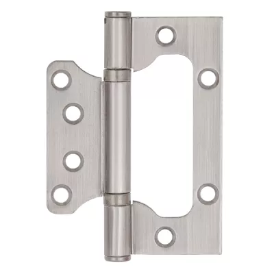 Петля Ajax (Аякс) универсальная без врезки IN4000W SN (100/P-2B 100x2,3) мат.никель