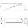 Фиксатор Ajax (Аякс) двери DSF-110 прозрачный