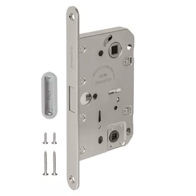 Магнитная Armadillo (Армадилло) защелка WC с ответной планкой GRAVITY G01.196.50.96 SN матовый никель