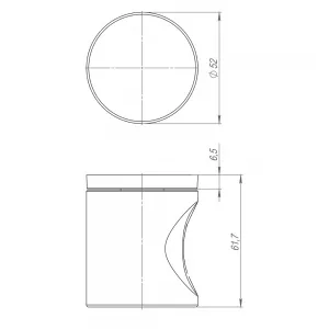 Ручка раздельная R.ART52.BALANCE FSG-39 флорентийское золото