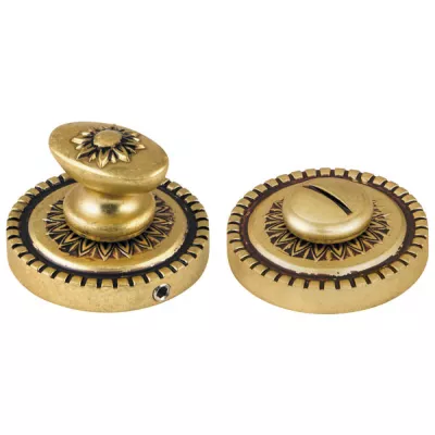 Ручка Armadillo (Армадилло) поворотная WC-BOLT BK6/CL-FG-10 Французское золото