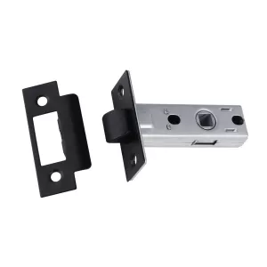 Защёлка межкомнатная бесшумная L6-45 PLAST BLACK Черный