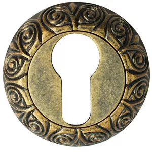 Накладка на ключевой цилиндр B0-20 ANT.BRASS Латунь античная