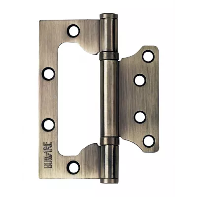 Накладные петли BUSSARE, B020-U 100X75X2.5-2BB-1AB - Бронза античная