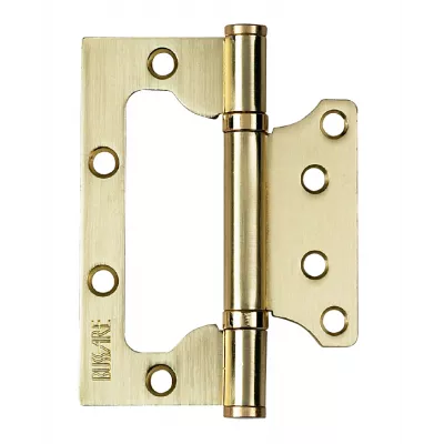 Накладные петли BUSSARE, B020-U 100X75X2.5-2BB-1SG - Золото матовое