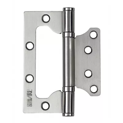 Накладные петли BUSSARE, B020-U 100X75X2.5-2BB-1SC - Хром матовый