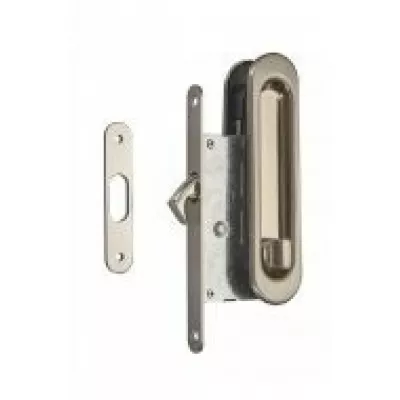 Ручки-купе для раздвижных дверей с механизмом под завёртку WC SDL-05 SN (никель)