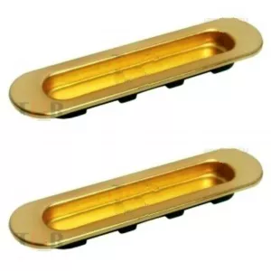 Ручки-купе для раздвижных дверей SDH-01 SB (матовое золото комплект 2 шт.)