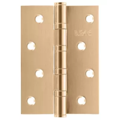 Универсальные петли, 4 подшипника BUSSARE  B020-C 100X75X2.5-4BB-1WG Валлийское золото