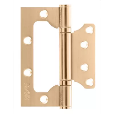 Накладные универсальные петли, 2 подшипника BUSSARE  B020-U 100X75X2.5-2BB-1WG Валлийское золото