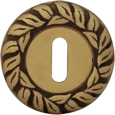 Ручки на розетке CLASS Накладка Cab rose 60 mm Бронза ретро