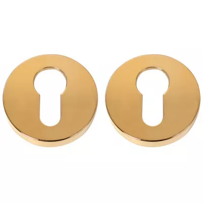 Накладка Colombo CD 43 G под цилиндр CYL полированная латунь Blazer, Flessa, Gaia, Gira, Madi, Olly, Tailla, Taipan, Tender, Twitty, Viola, Wing