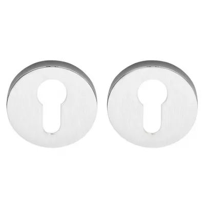 Накладка Colombo FF 13 под цилиндр CYL матовый хром Slim, Trama