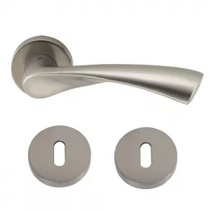 Ручка Colombo Flessa CB51 матовый никель R под ключ буратино KEY (50 розета)