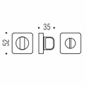 Накладка Colombo CC29 BZG сантехническая WC черный Oneq