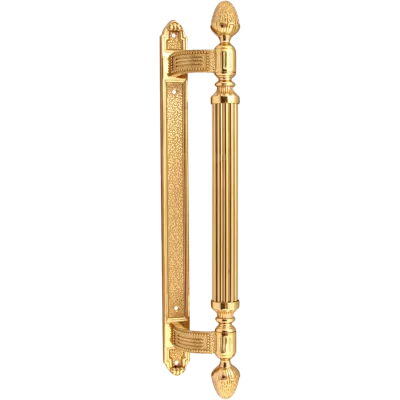 Ручки-скобы CORONA
, Ручка скоба 0102 Полированная латунь