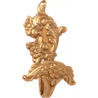 Мебельные ручки CORONA
, Крючок H-01 PB Полированная латунь