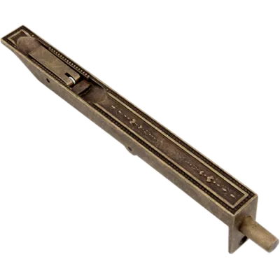 Дверные ограничители торцевые CORONA
, Дверной ригель 200 мм Античная бронза