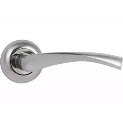 Ручки дверные BUSSARE  ESCUR EURO/FIN E-14-01 MAT.CHROME Матовый хром