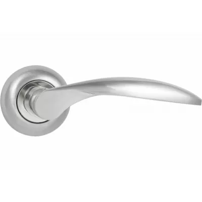 Ручки дверные BUSSARE  ESCUR EURO/FIN E-13-01 MAT.CHROME Матовый хром