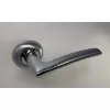 Ручки дверные BUSSARE  ESCUR EURO/FIN E-15-01 MAT.CHROME/P.CHROME Матовый хром
