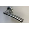 Ручки дверные BUSSARE  ESCUR EURO/FIN E-15-01 MAT.CHROME/P.CHROME Матовый хром