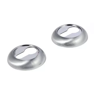 Накладки на евроцилиндр BUSSARE  ESCUR EURO/FIN SC-01 MAT.CHROME Матовый хром