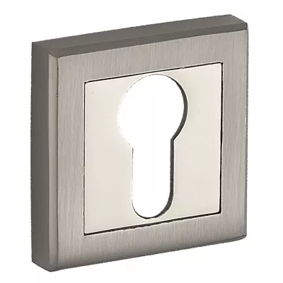 Накладки на евроцилиндр BUSSARE ESCUR B0-E-15 S.CHROME Хром матовый