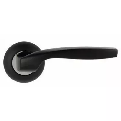 Ручки дверные BUSSARE ESCUR EURO/FIN E-18-01 BLACK Чёрный