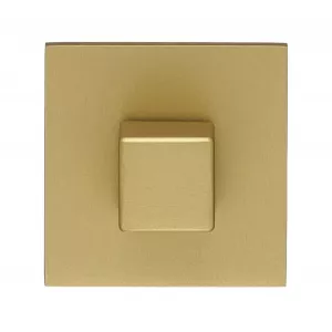 Фиксатор поворотный Hi-tech SLIM WC-15 матовая латунь F02