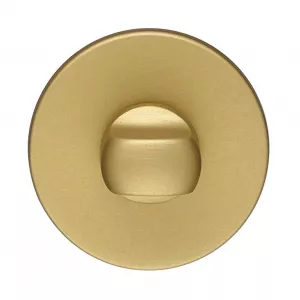 Фиксатор поворотный Hi-tech SLIM WC-16 матовая латунь F02