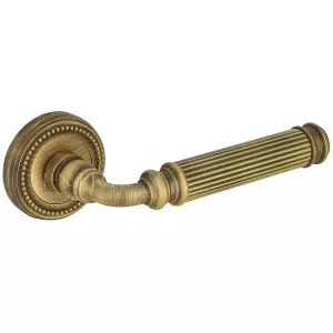 Дверная ручка BENITO (Бенито) 307 на розетке R03 матовая бронза F03